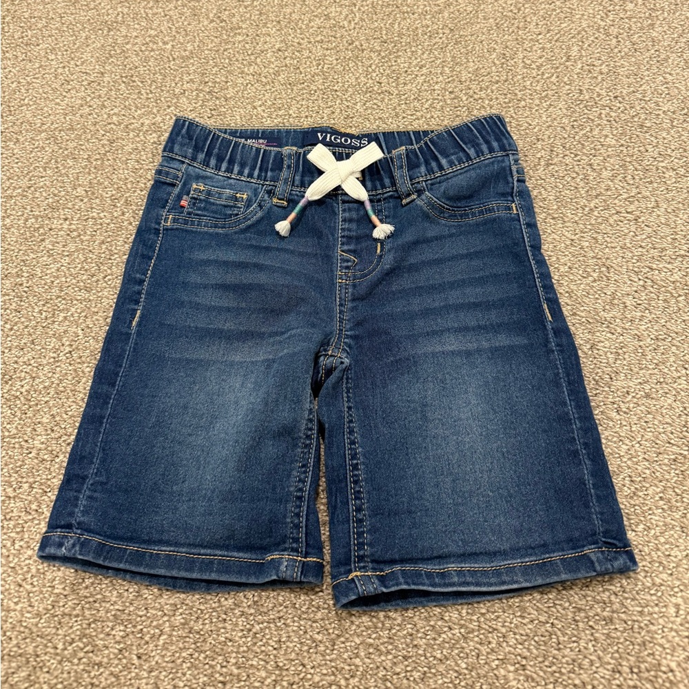 Vigoss Blue Relaxed Denim Shorts